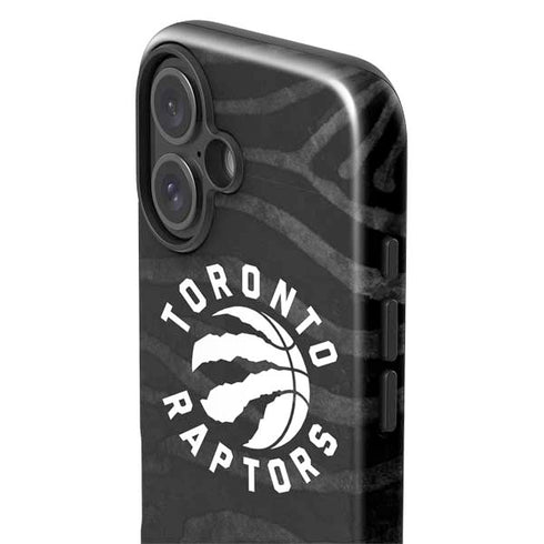 NBA Toronto Raptors Animal Print iPhone 16 Plus Impact Case